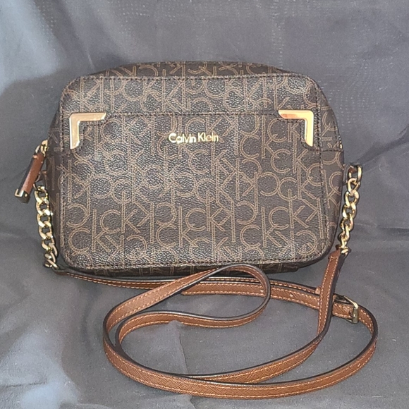 Calvin Klein Handbags - Calvin Klein monogram crossbody purse
